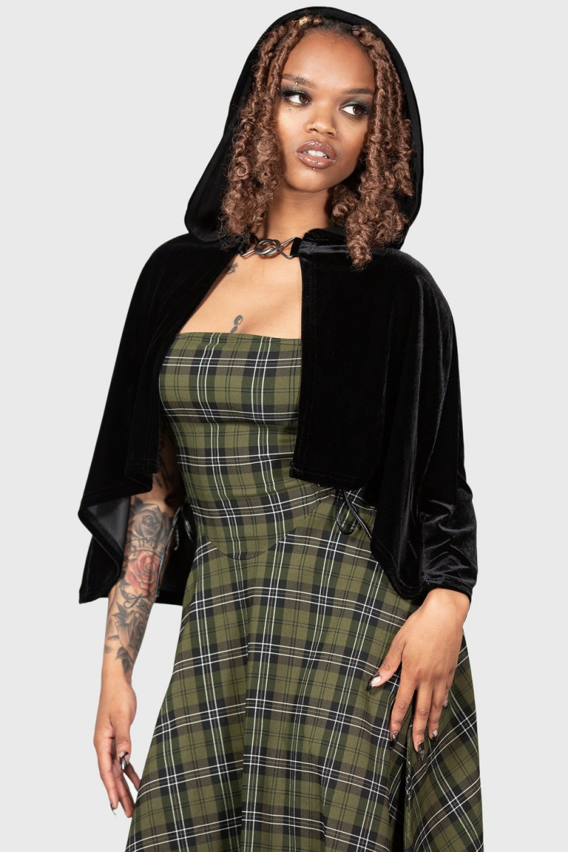 Killstar Caylley Cloak Černé | ZIFWTR-890
