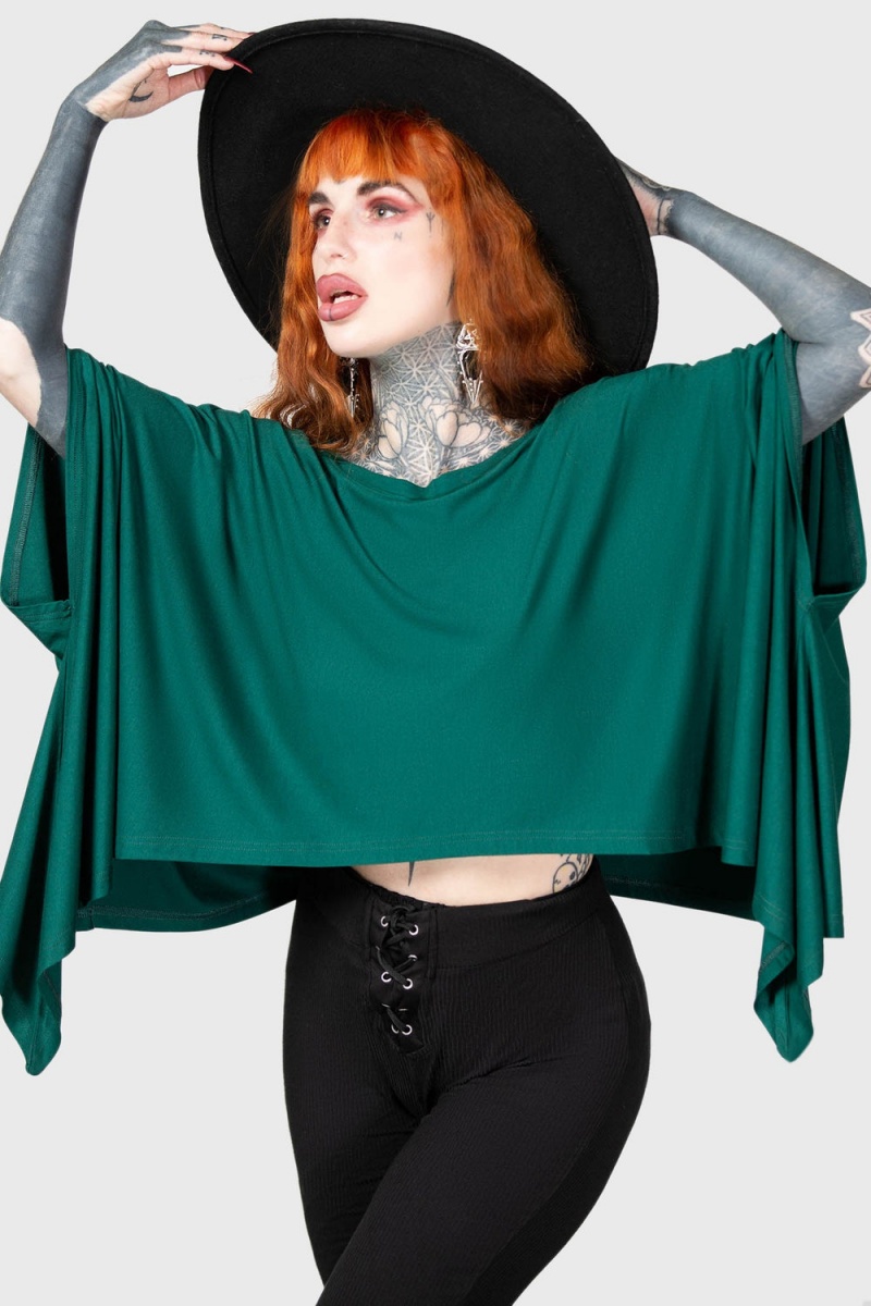 Killstar Celestial Bodies Top [TEAL] Zelene | AOCNRM-759