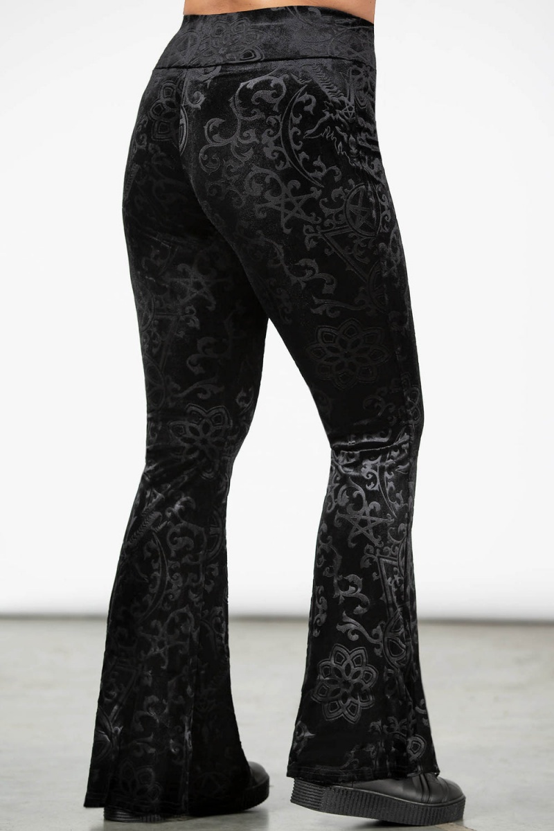 Killstar Chill Daze Jóga Pants Černé | JVZYLM-125