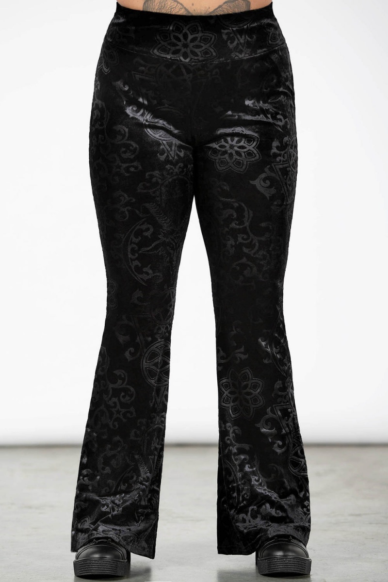 Killstar Chill Daze Jóga Pants Černé | JVZYLM-125