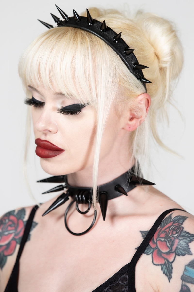 Killstar Chloe Chaos Headband Černé | MVHDAY-140