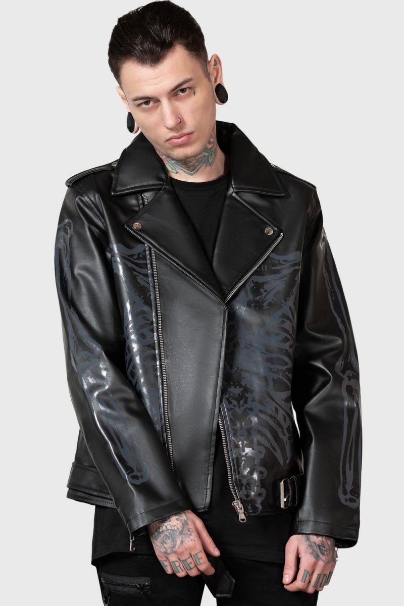Killstar Craniocaudal Cyklistické Jacket Černé | FPZICE-035