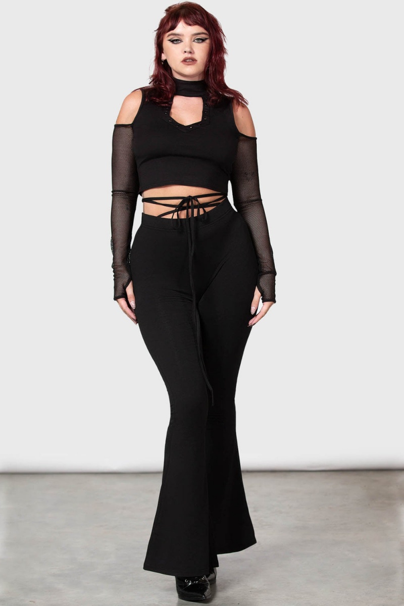 Killstar Creep Dawn Flares Černé | FAMXJI-287