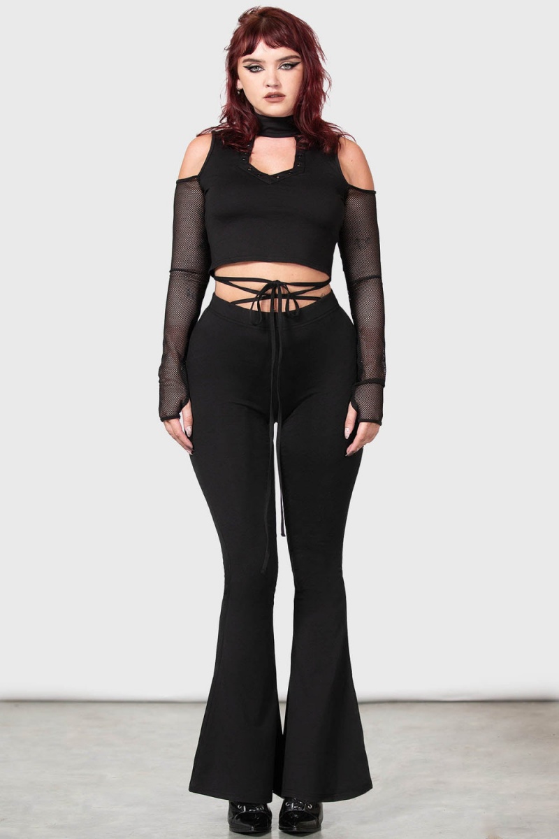 Killstar Creep Dawn Flares Černé | FAMXJI-287