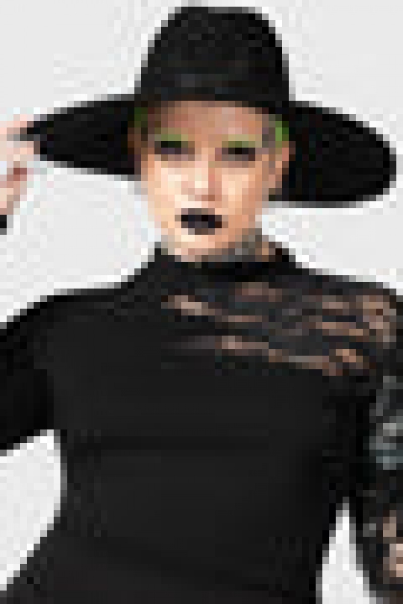 Killstar Crescent Fedora Hat Černé | EWRLCM-142