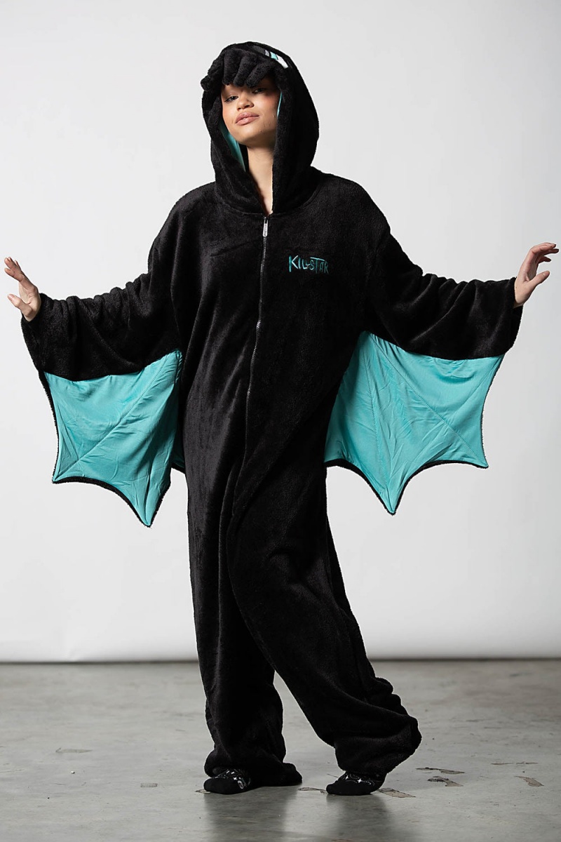 Killstar Cthulhu Onesie Černé | RKAYNL-253