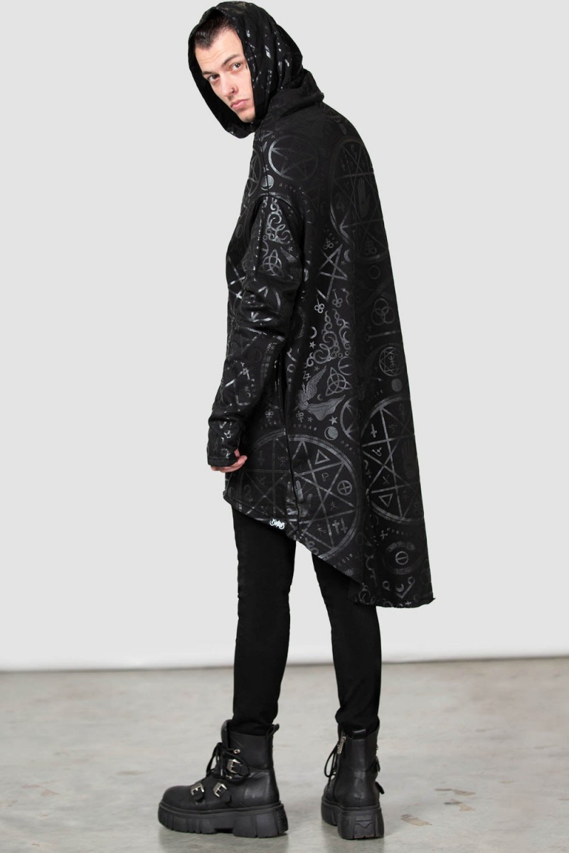Killstar Cult Ritual Hoodie [B] Černé | LHBJSP-726