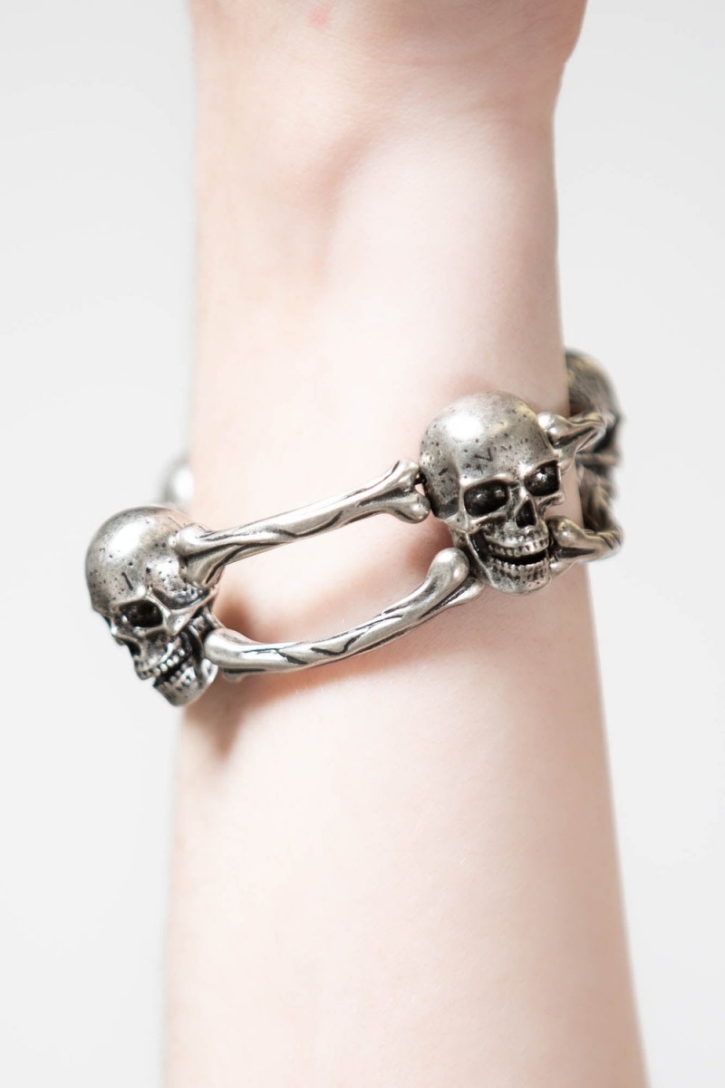 Killstar Curse On U Bracelet Stříbrné | ROXZWG-254