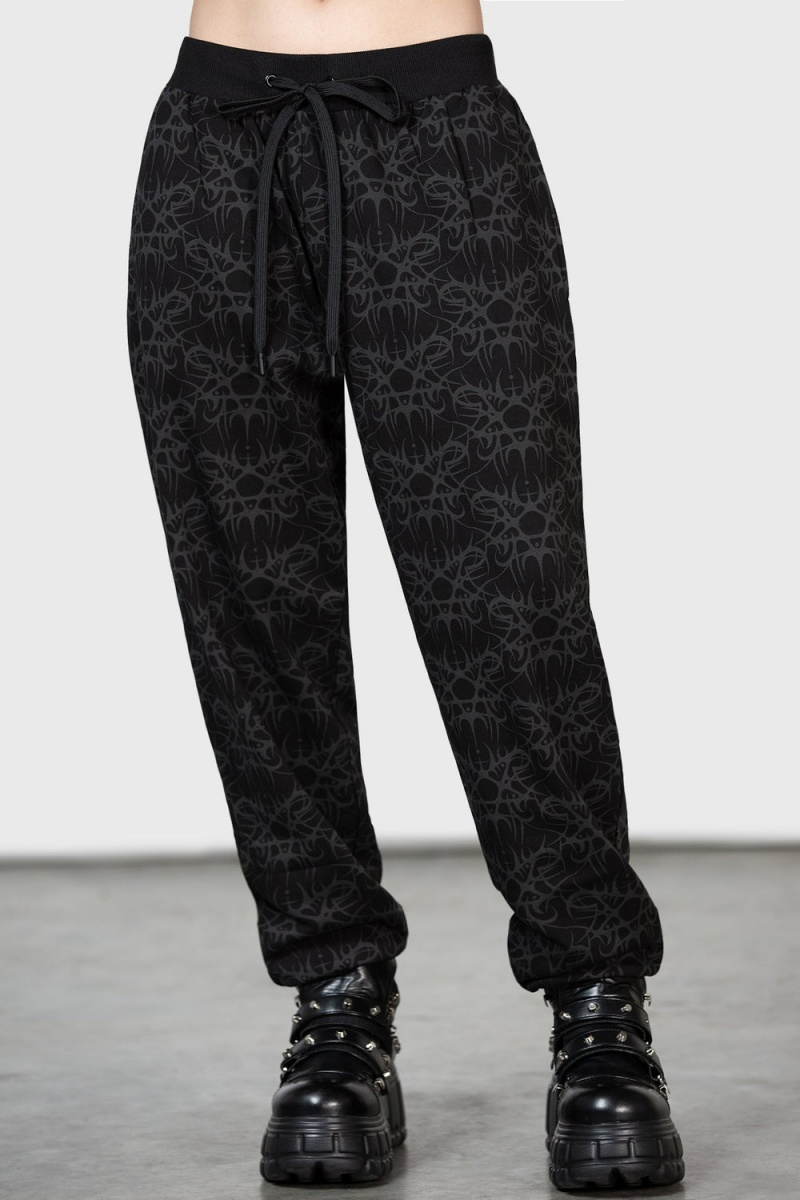 Killstar Cyborg Cell Joggers Černé | BTGPSA-712