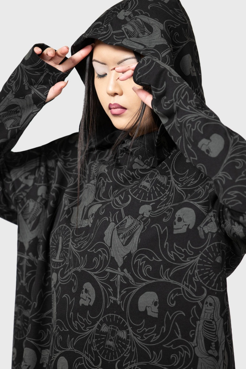 Killstar Danse Hoodie Černé | ZCSQXD-241