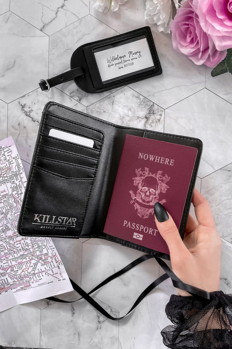 Killstar Danse Macabre Travel Set Černé | FCBMZT-273