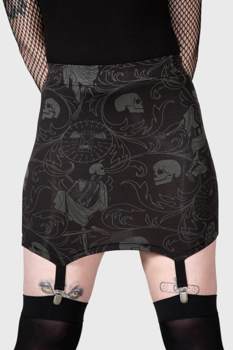 Killstar Danse Mini Skirt Černé | MLCVRG-183
