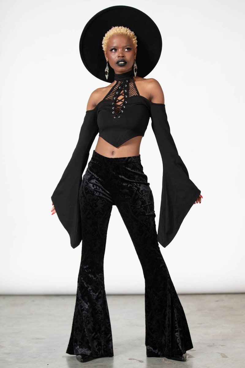 Killstar Dark Dynasty Flares [B] Černé | XWBQAE-691