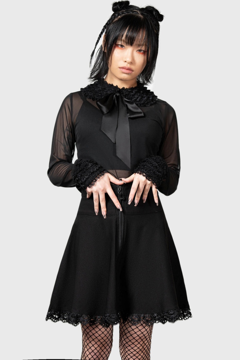 Killstar Dark Harvest Top Černé | BYXTPZ-482