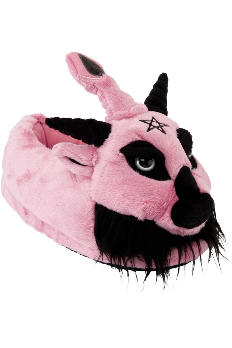 Killstar Dark Lord Slippers [BUBBLEGUM] Růžové | NWRUJS-680