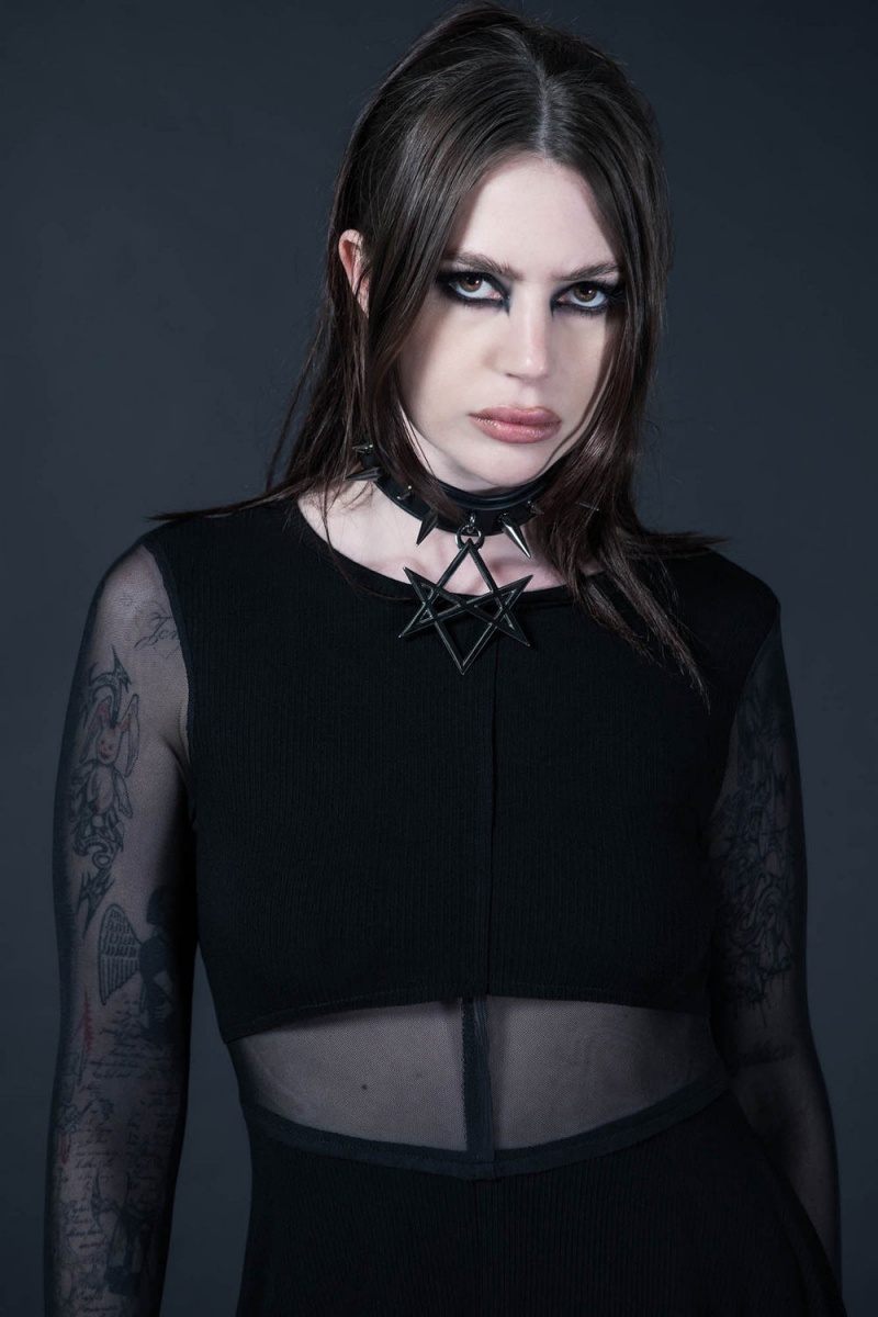 Killstar Darkstar Choker Černé | MRWECL-598