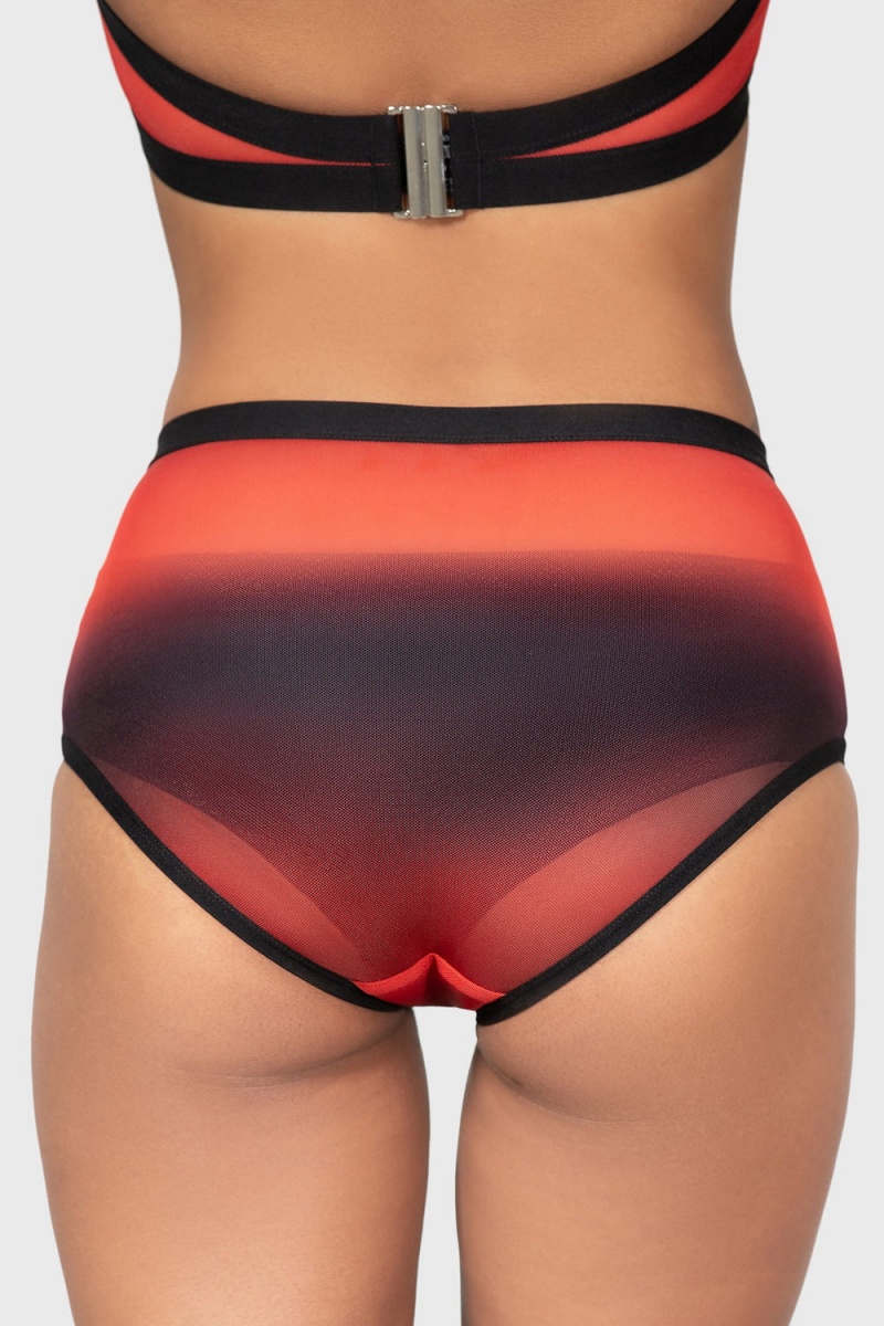 Killstar Dazzling Performance Panty Červené | HSDZPL-952