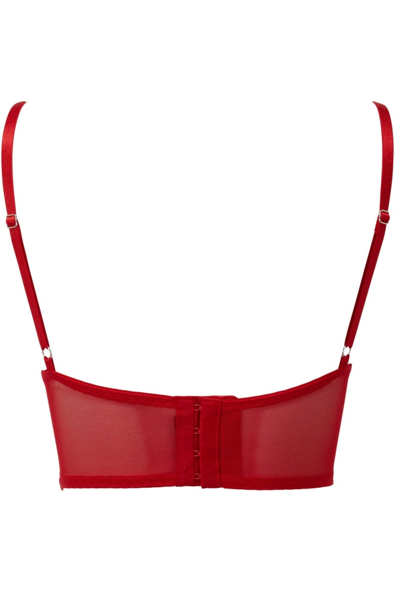Killstar Deadly Attraction Bra [SCARLET] Červené | JUYDWF-375