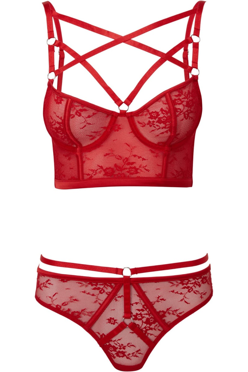 Killstar Deadly Attraction Bra [SCARLET] Červené | JUYDWF-375