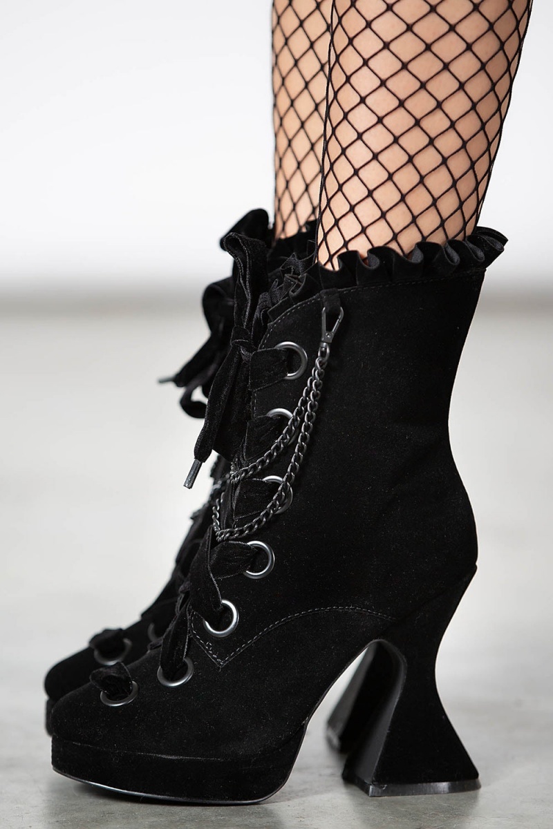 Killstar Deadly Twin Boots Černé | EIQTSX-379