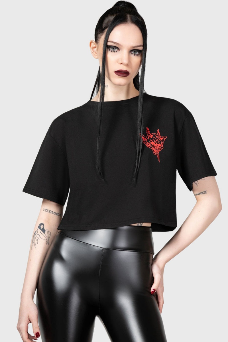 Killstar Deamon Ghoul Top Černé | CKSMGE-051