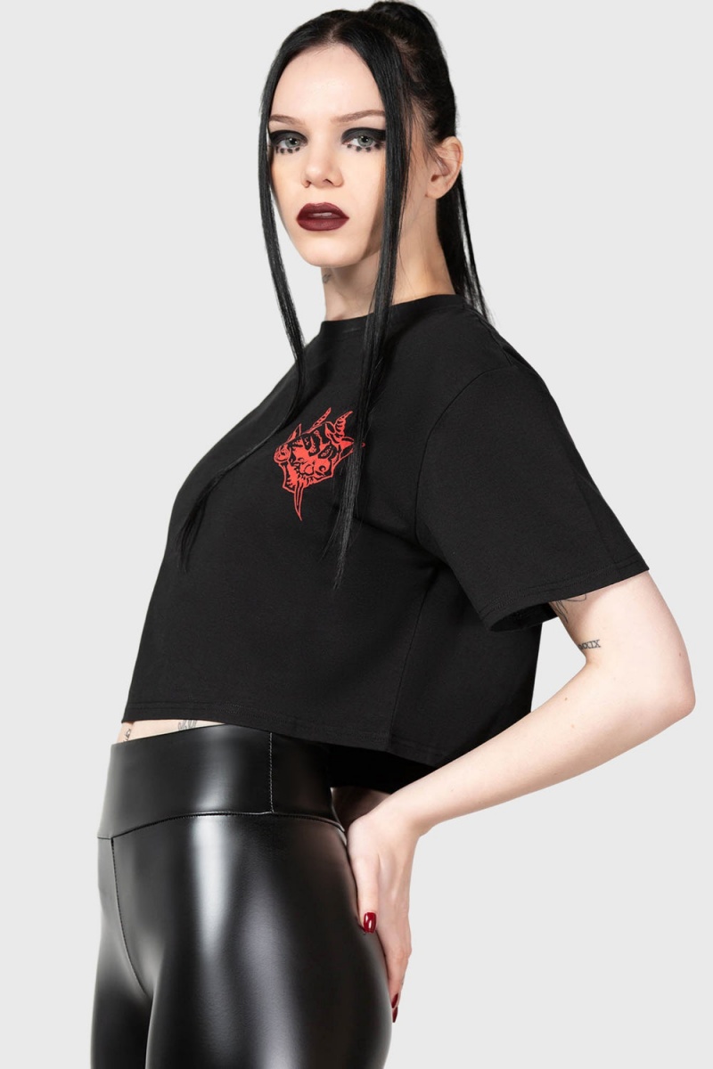 Killstar Deamon Ghoul Top Černé | CKSMGE-051