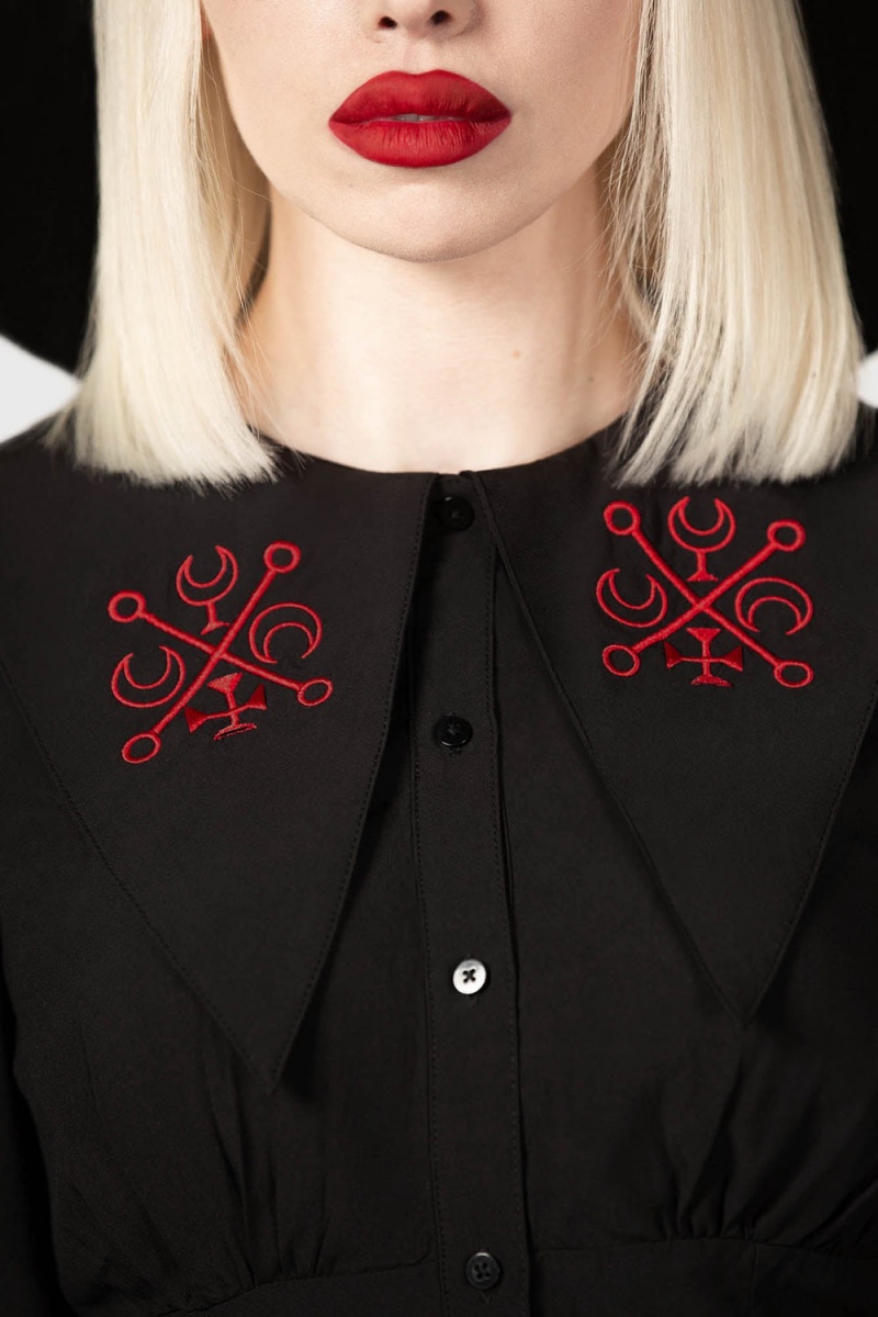 Killstar Decerabia Shirt Černé | YZXUML-620