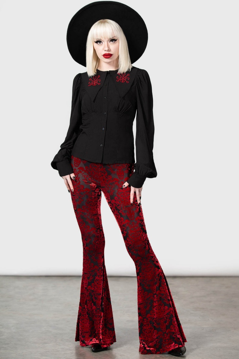 Killstar Decerabia Shirt Černé | YZXUML-620