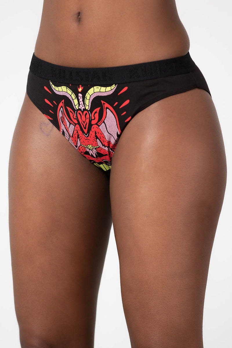 Killstar Devil Incarnate Panty Černé | GRQKFA-158