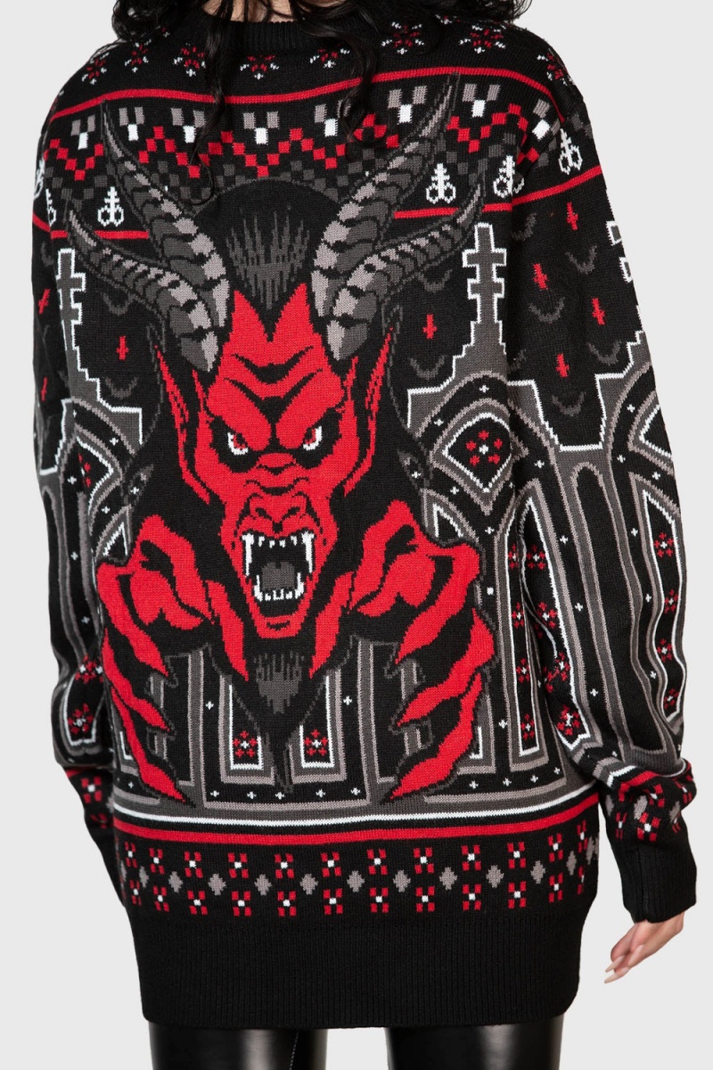 Killstar Devil On My Back Svetrové Multi | GXLKUP-928