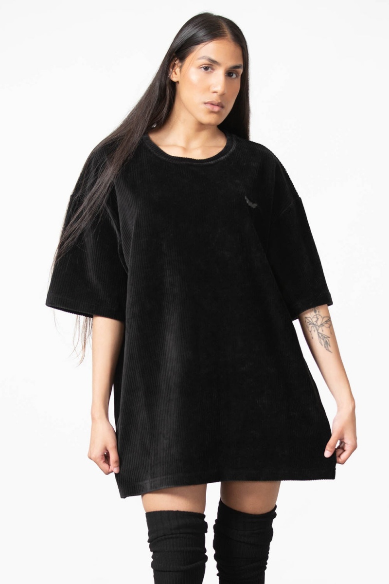 Killstar Devil's Laze T-Shirt Černé | PXMQZR-045