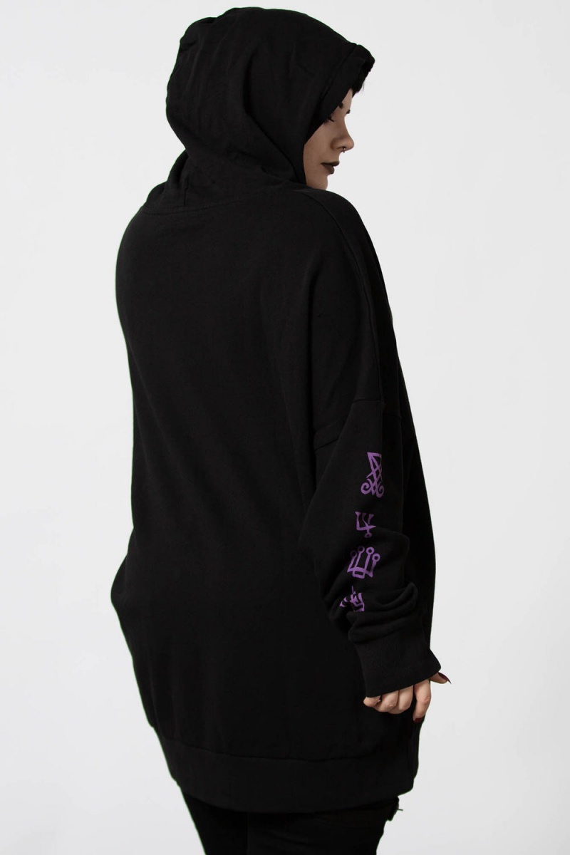 Killstar Dream Oversized Hoodie Černé | XOAQHU-953