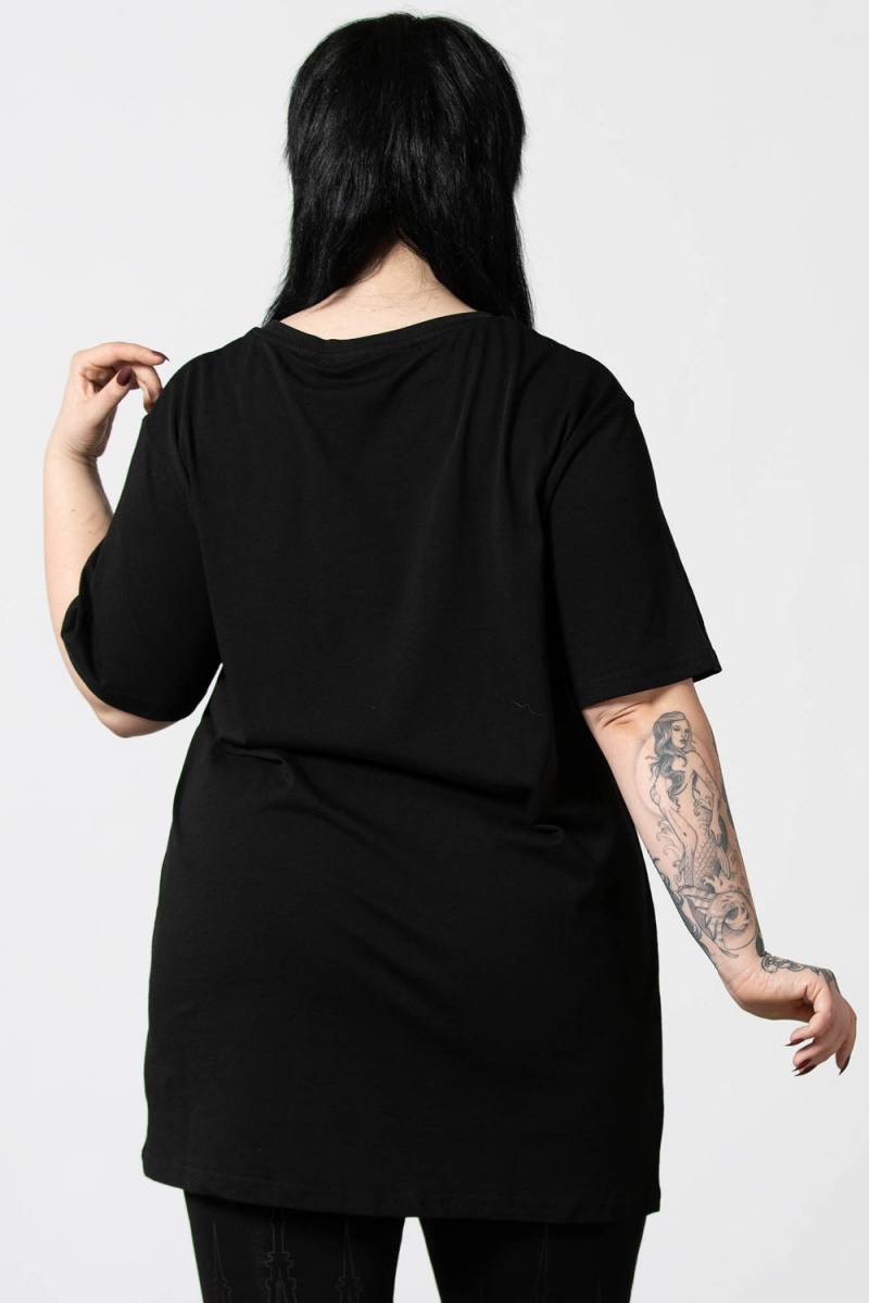 Killstar Dream T-Shirt Černé | LHRYMU-391