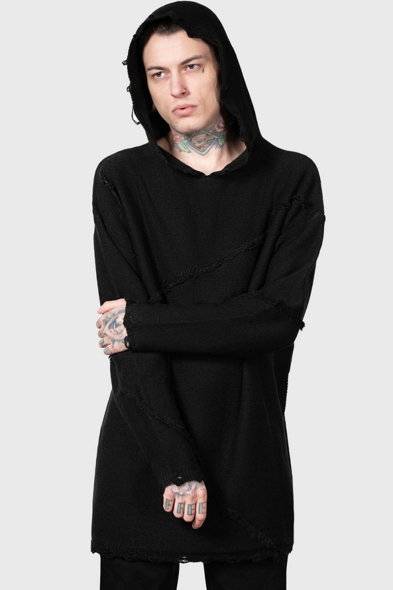 Killstar Dresden Svetrové Černé | UWFVZN-154