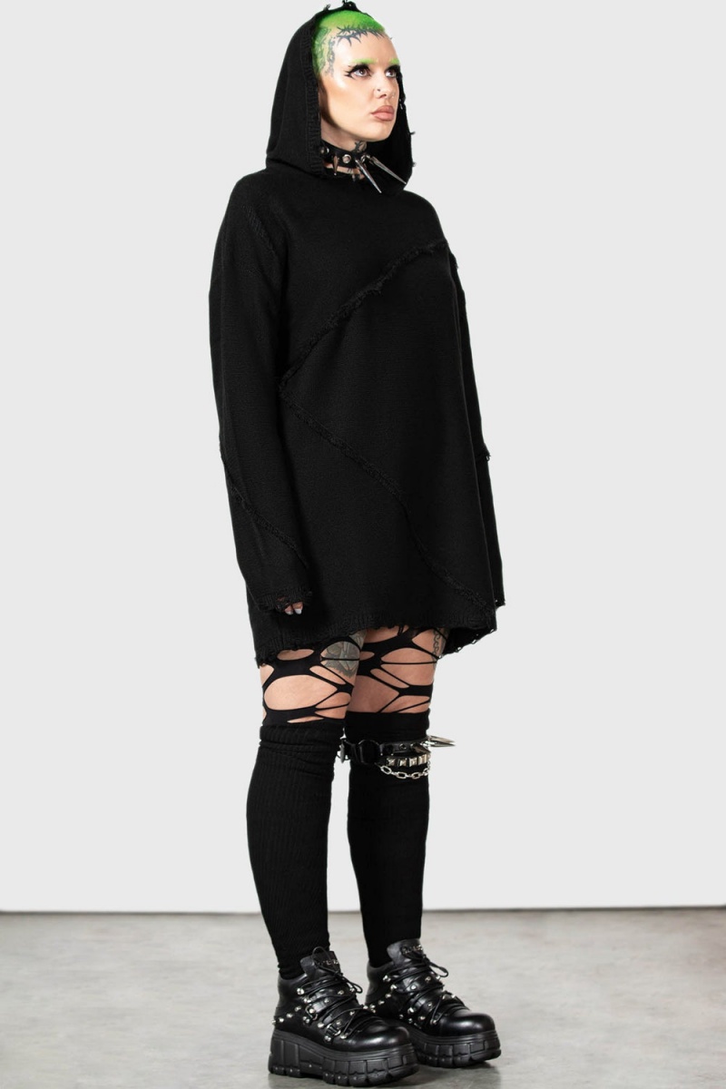 Killstar Dresden Svetrové Černé | UWFVZN-154