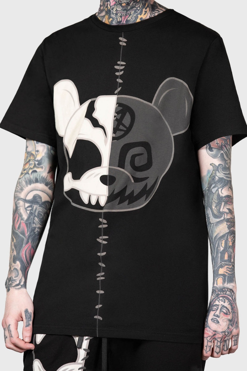 Killstar Duplexity: Relic T-Shirt Černé | DVXCOJ-653
