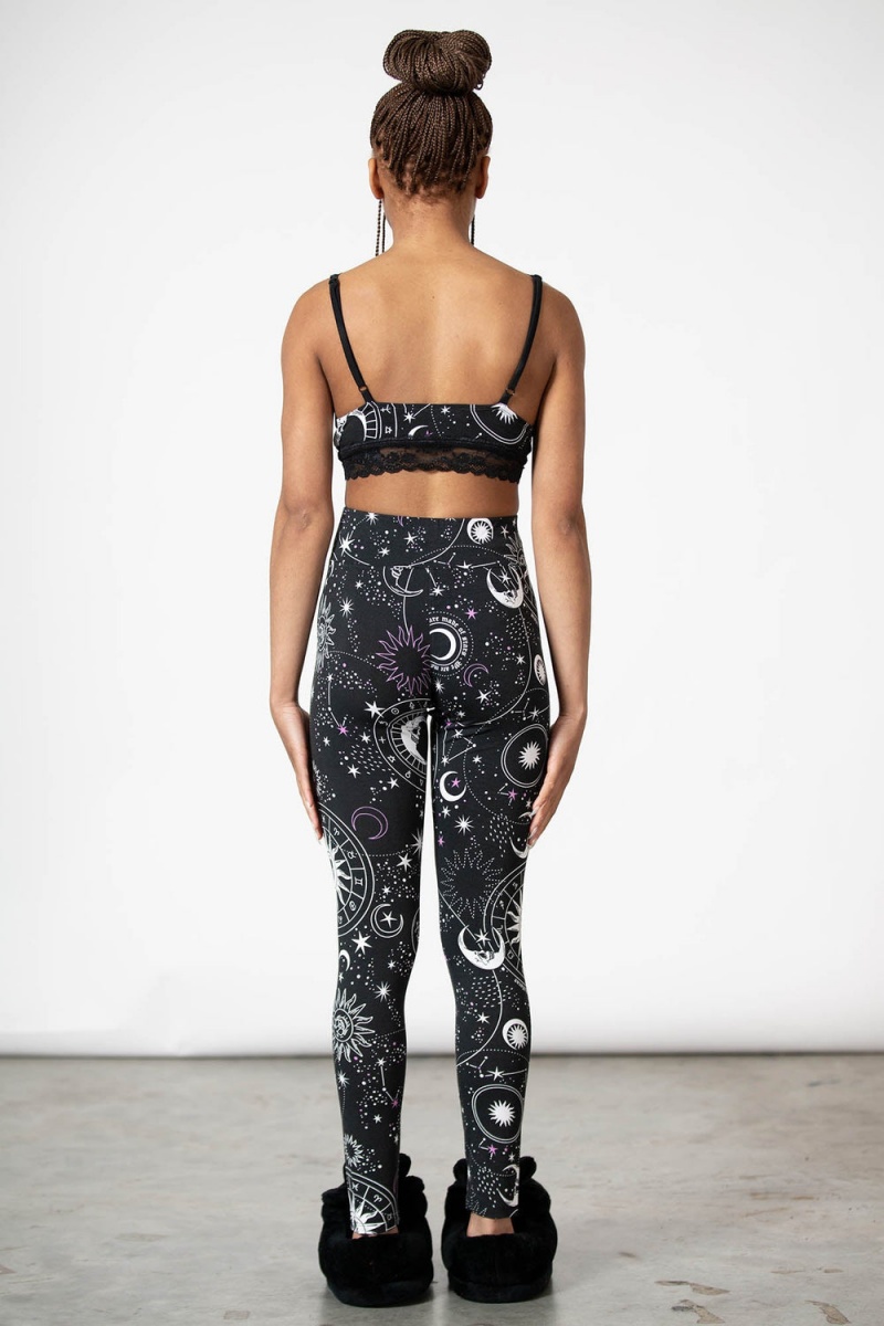Killstar Eclipse Krajkové Bralet Černé | TNSFMA-346