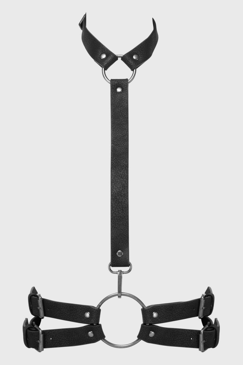 Killstar Endangered Soul Harness Černé | PBTSZJ-073