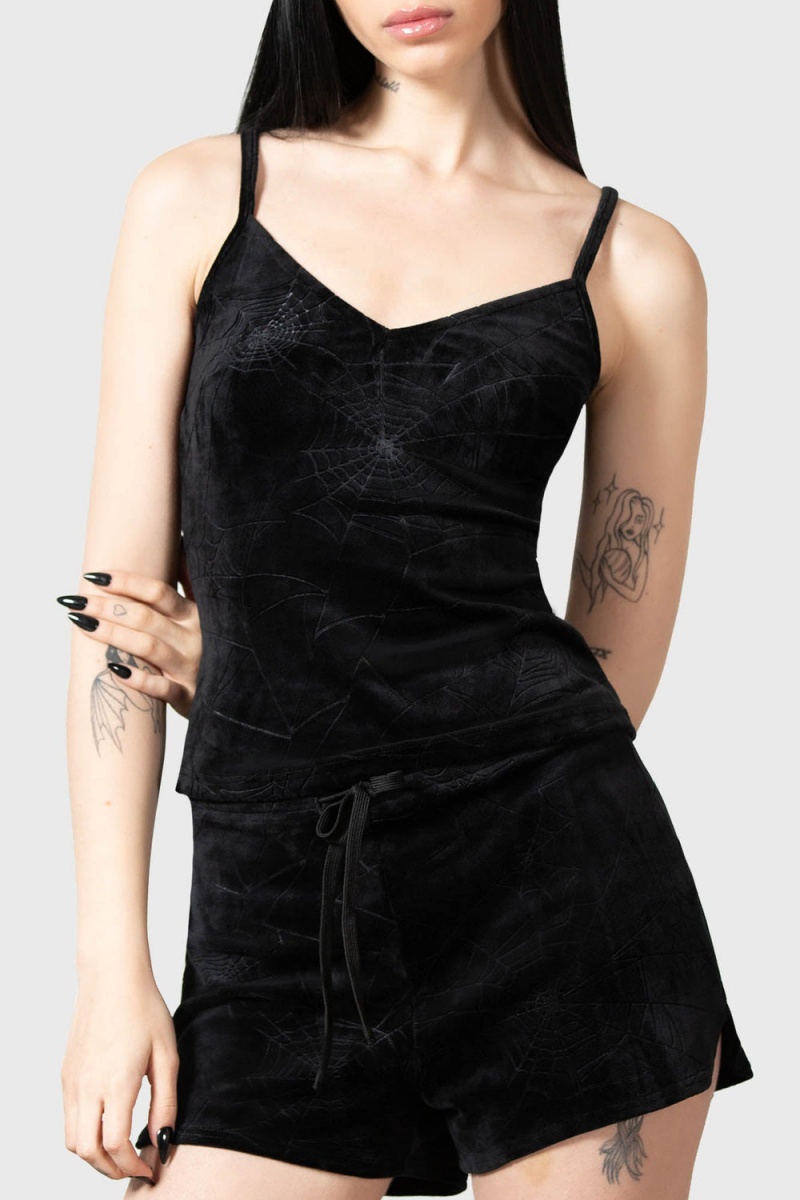 Killstar Eternal Sleeper Vest Černé | HSOFTC-598