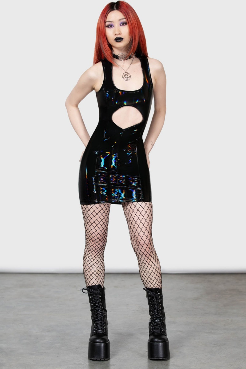 Killstar Famed and Iconic Šaty Rainbow | FURDKG-156