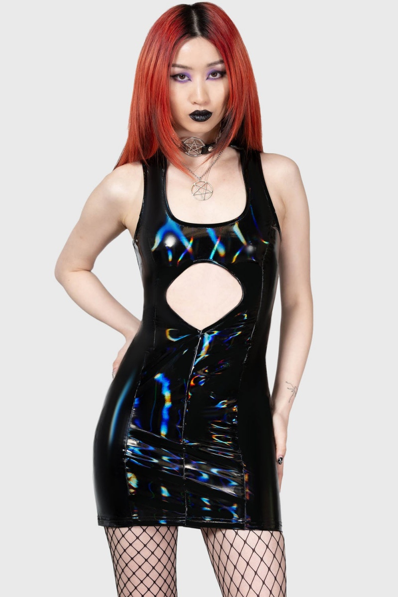 Killstar Famed and Iconic Šaty Rainbow | FURDKG-156