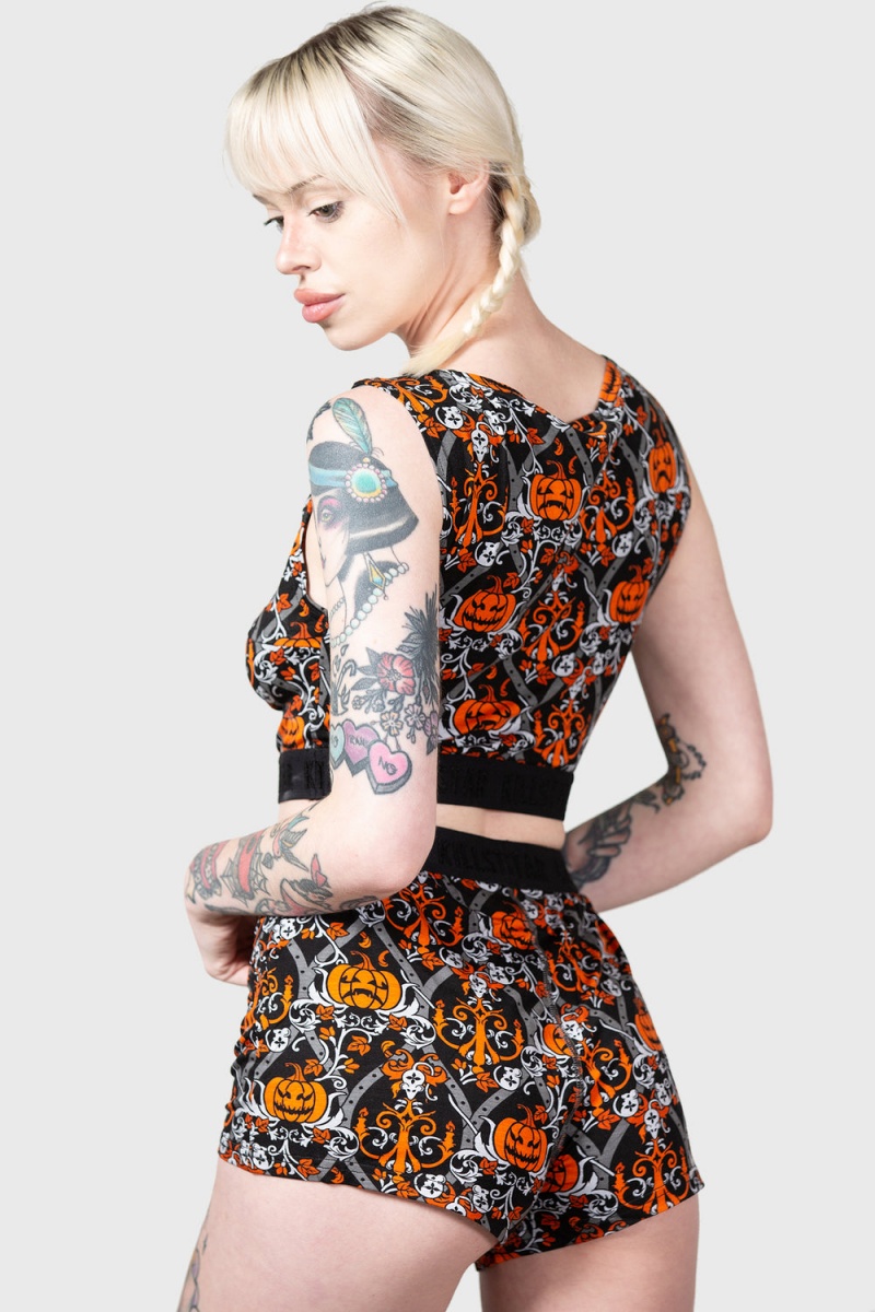 Killstar Fascinate Shorts Černé | AJCYNT-178