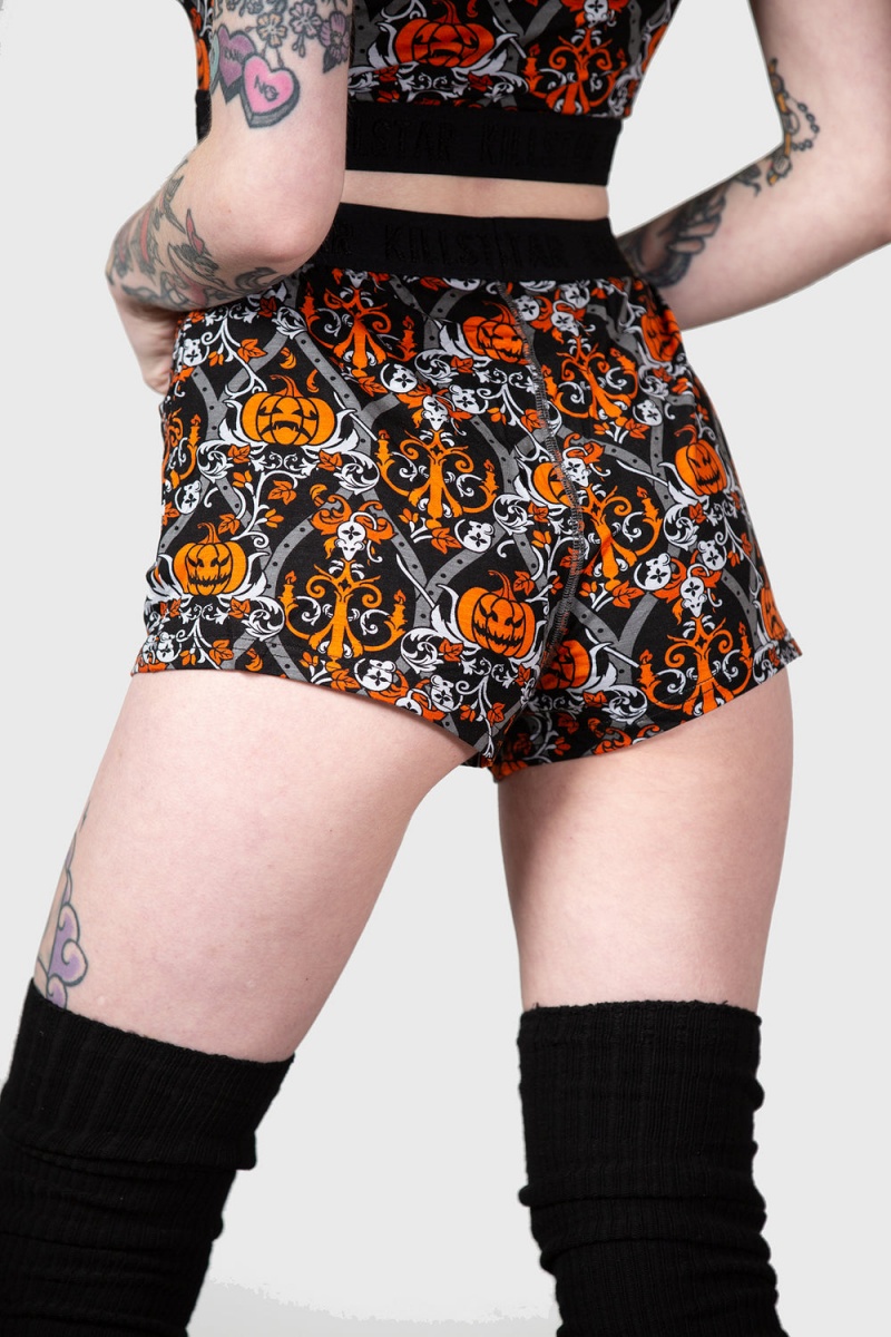 Killstar Fascinate Shorts Černé | AJCYNT-178