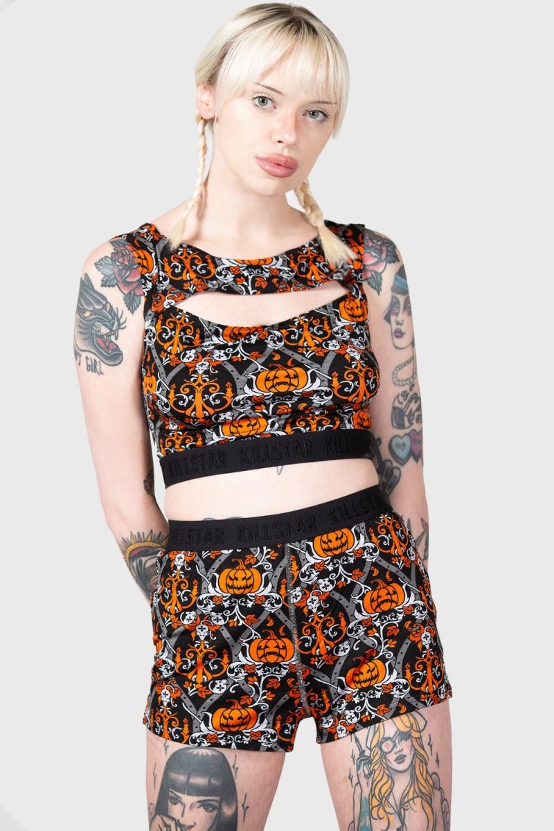 Killstar Fascinate Shorts Černé | AJCYNT-178