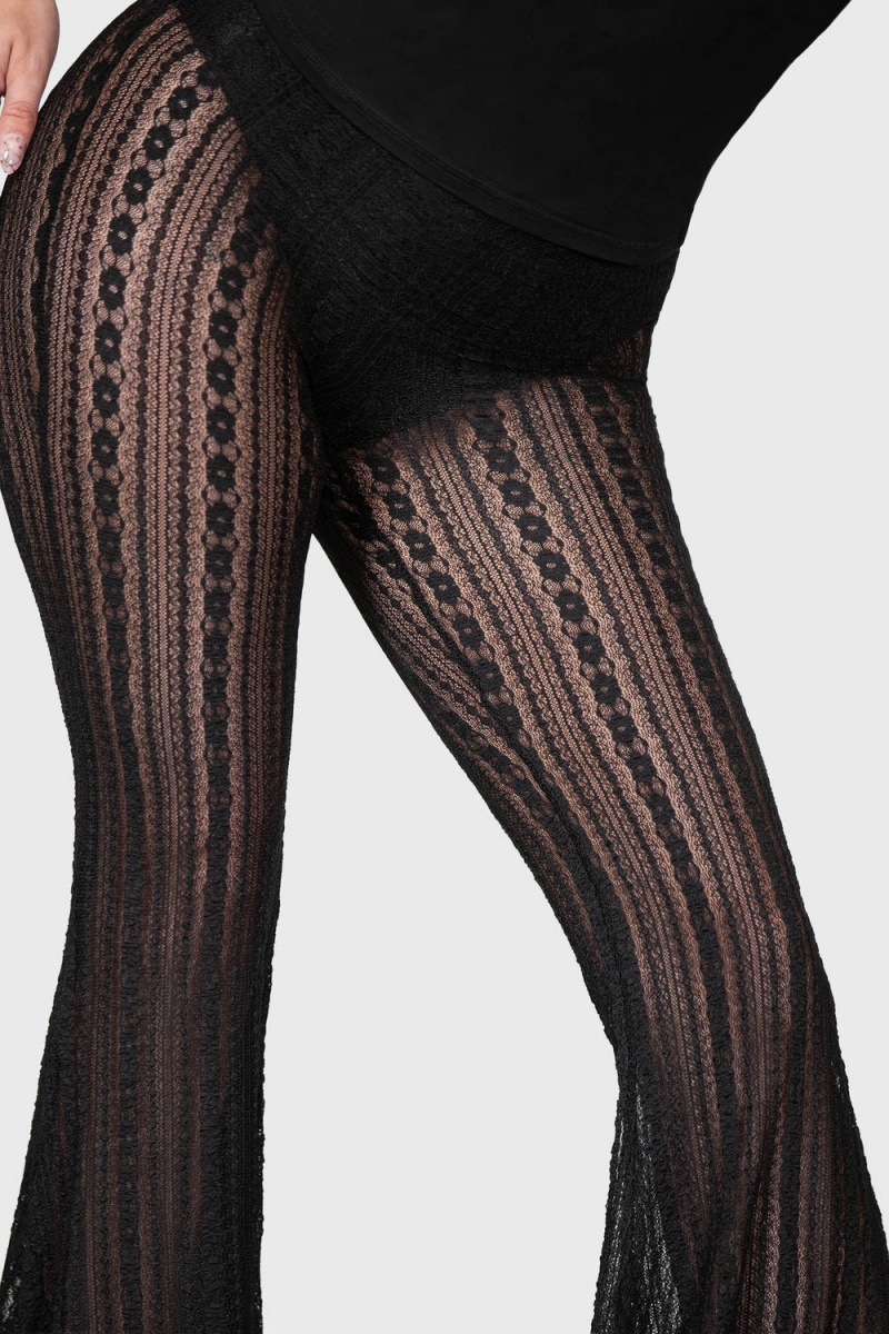Killstar Franca Flares [B] Černé | BVKLIQ-214