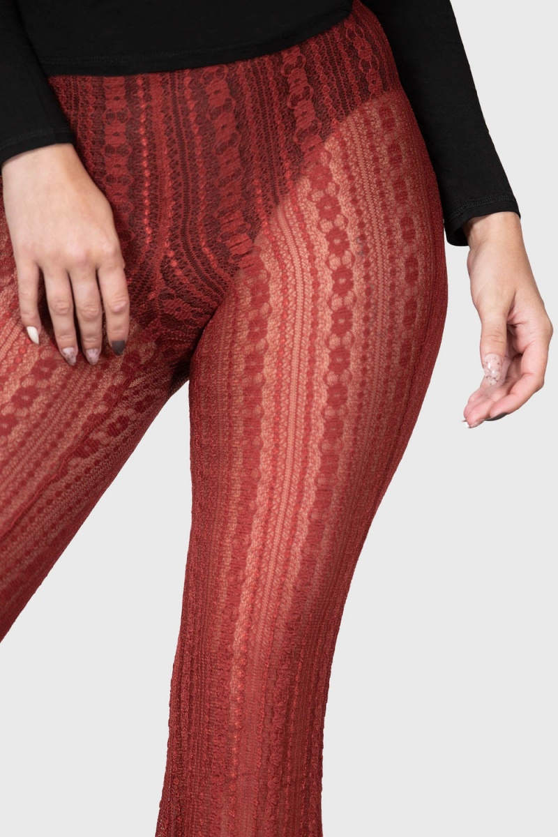 Killstar Franca Flares [RED] Červené | UHIWBQ-561