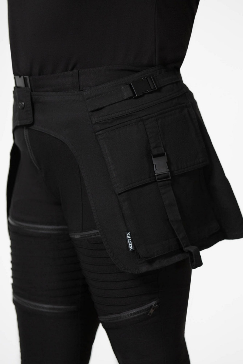 Killstar Glitch Pocket Belt [PLUS] Černé | ZPYWCT-758