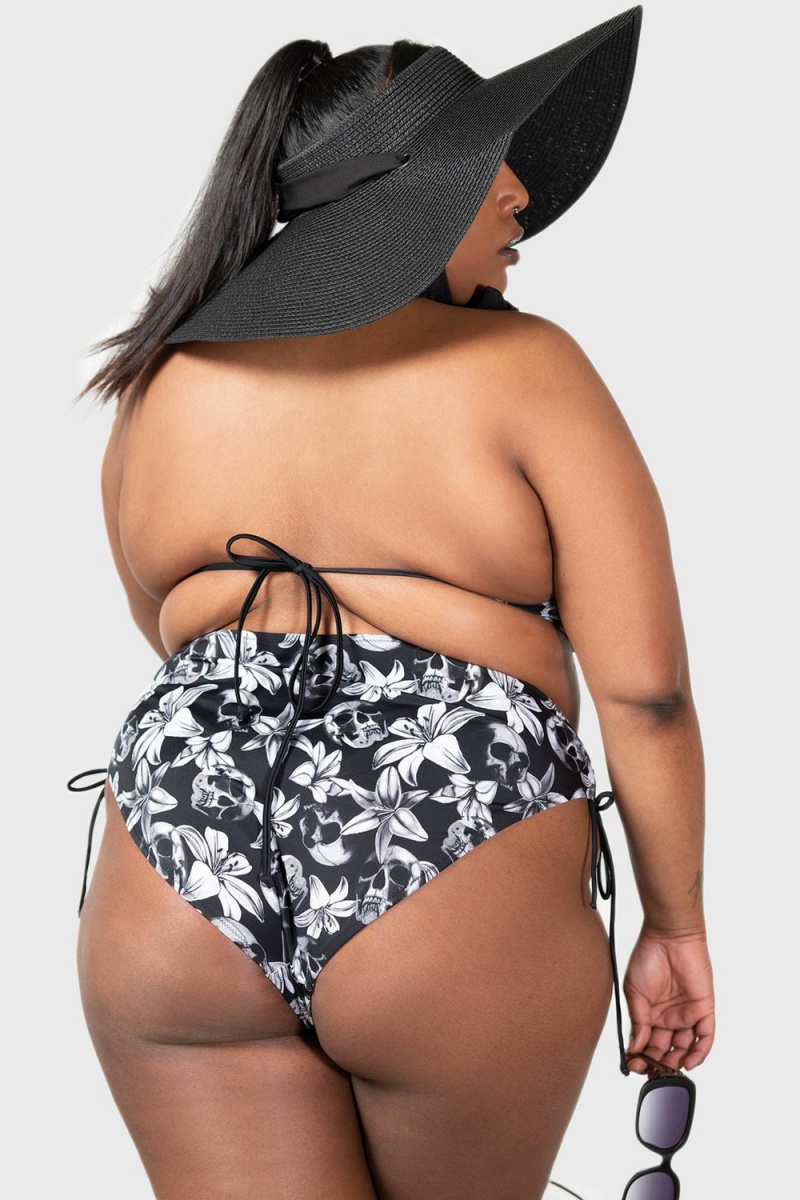 Killstar Gothetica Sun Hat Černé | XMVNLY-314