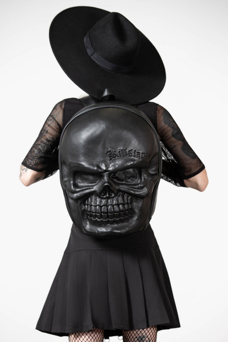 Killstar Grave Digger Backpack Černé | PUDAQR-062
