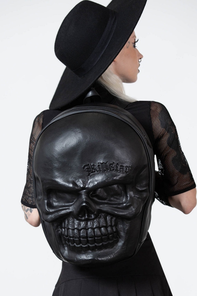 Killstar Grave Digger Backpack Černé | PUDAQR-062
